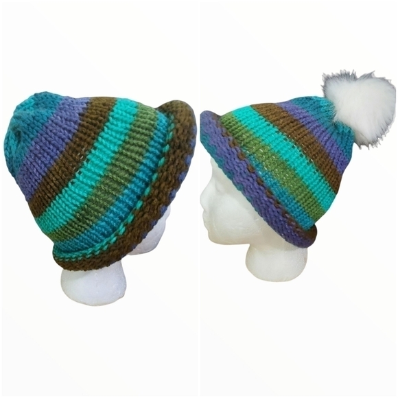 Two-Piece Handcrafted Hat Set with Roll Brim - Picture 2 of 8